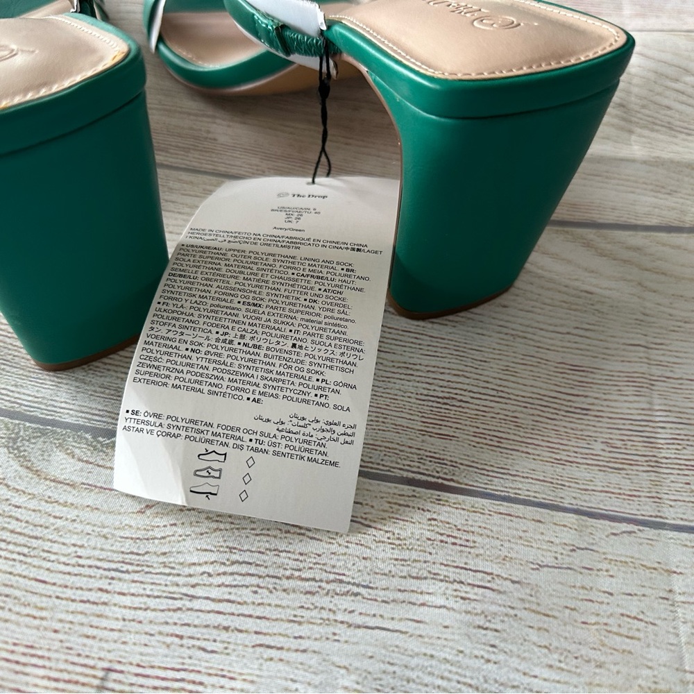 Women's Green Comfort Casual Wedding Espadrilles size 9 NIB - Picture 6 of 7